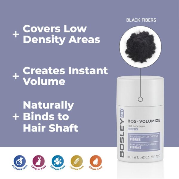 Bosley Hair Thickening Fibers - Black