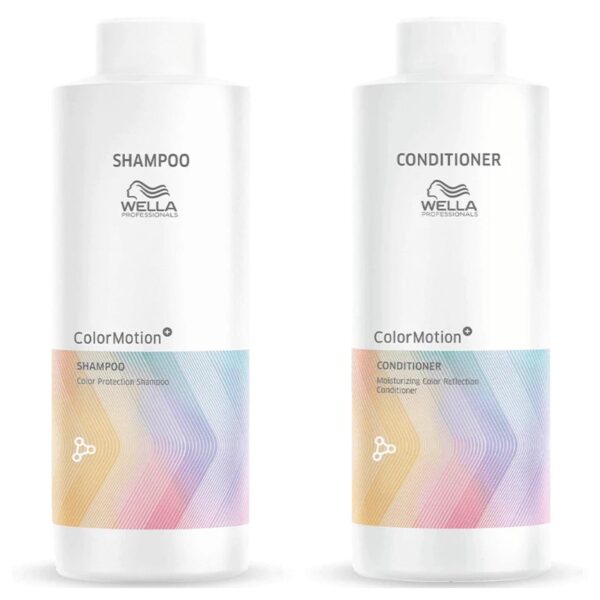 Wella Professionals Premium Care Colormotion+ Color Protection Shampoo And Conditioner 1000ml