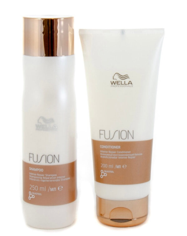 Wella Fusion Shampoo 250ml Conditioner 200ml Duo