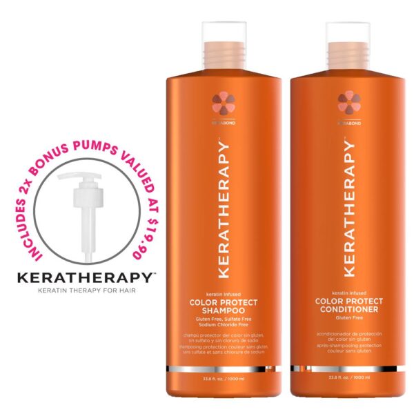 Keratherapy Duo Colour Protect Shampoo and Conditioner 1 Litre