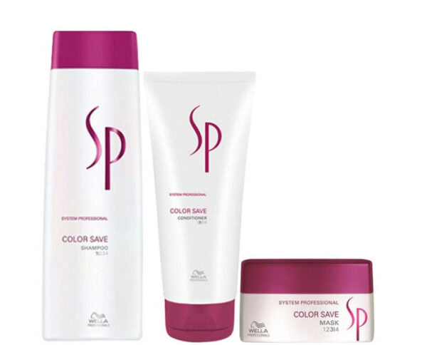 Wella System Professional Color Save Shampoo 250ml Conditioner 200ml Mask 150ml