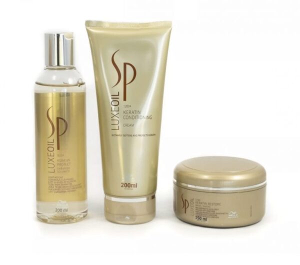 Wella Sp Luxeoil Shampoo Conditioner And Treatment Trio Pack