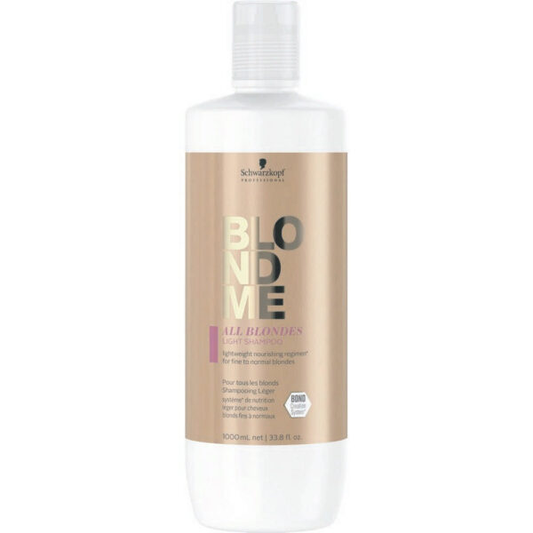 Schwarzkopf Blondme All Blondes LIGHT Shampoo 1000ml