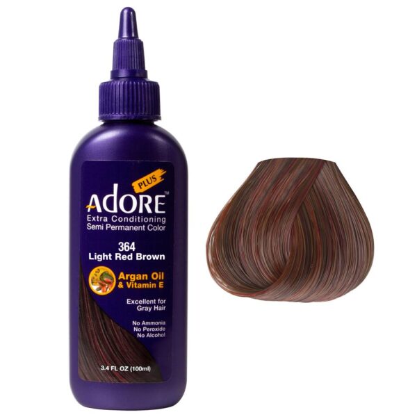 Adore Plus Semi Permanent Color Light Red Brown #364