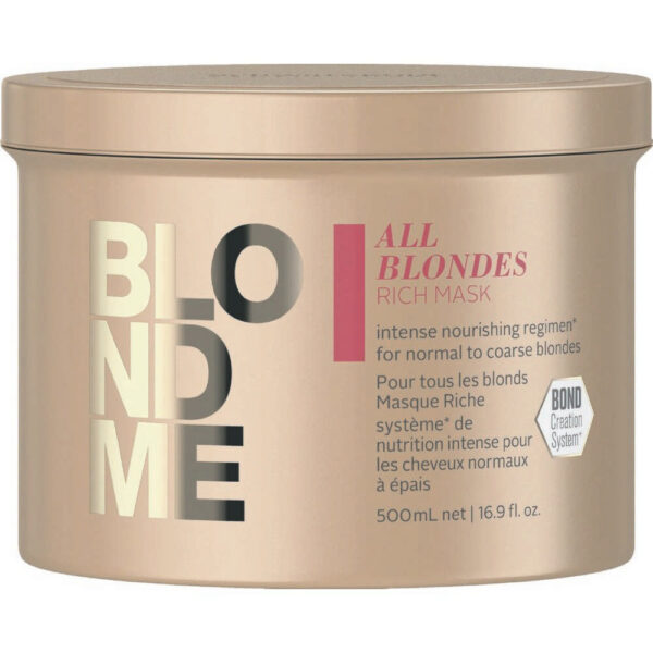 Schwarzkopf Blondme All Blondes Rich Mask 500ml
