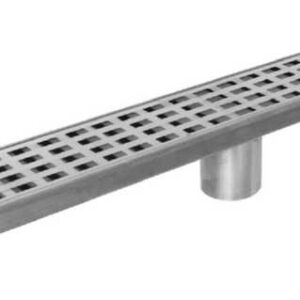 Floor Long Drain - 800mm Rectangular Cover 316 S/Steel