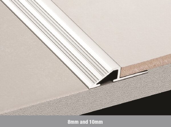 1 Metre Transition Edge 8mm Bright Silver
