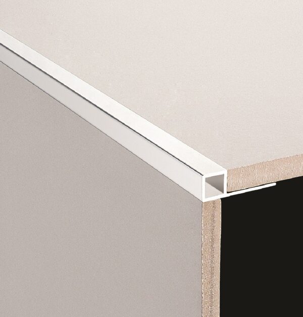 3 Metre Aluminium Square Edge 12mm Brush Finish