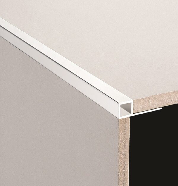 3 Metre Aluminium Square Edge 10mm Brush Finish