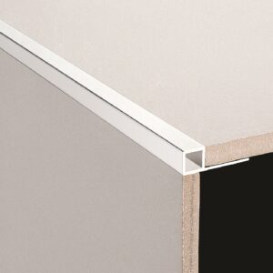 3 Metre Aluminium Square Edge 8mm Brush Finish