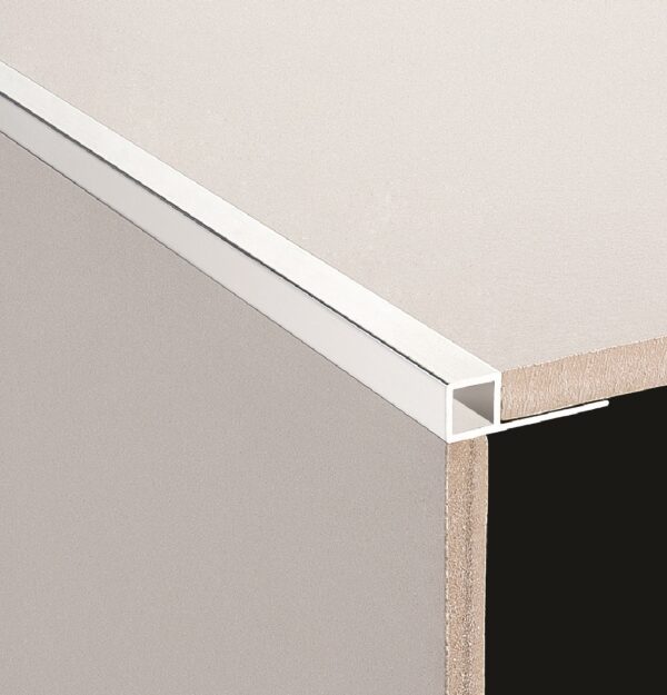 3 Metre Aluminium Square Edge 8mm Brush Finish
