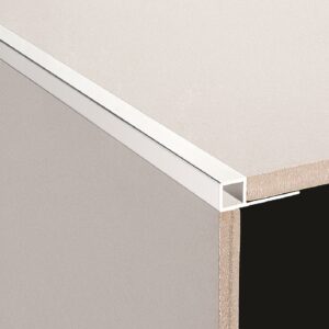 3 Metre Aluminium Square Edge 6mm Bright Silver