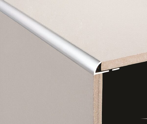 Corner Piece Round Edge 8mm Brush Finish (2 Pcs)