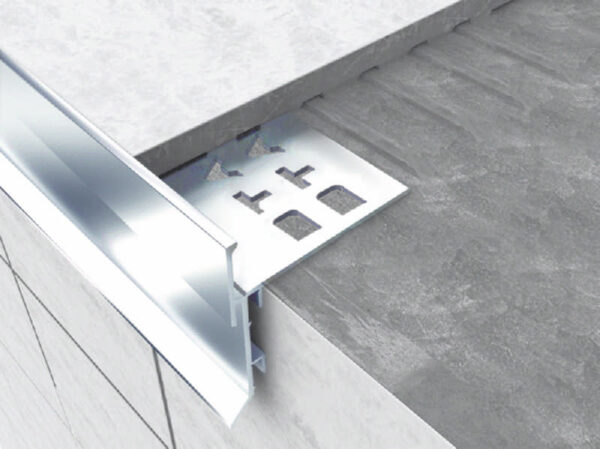 3 Metre Balcony Trim Weep Hole 8mm Surfmist