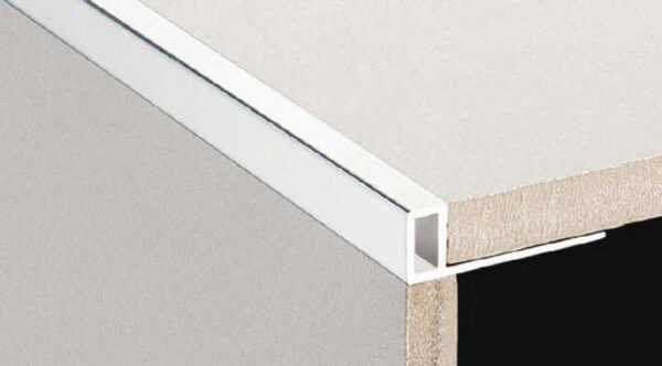 Alum Contempo Edge 3M X 10mm White