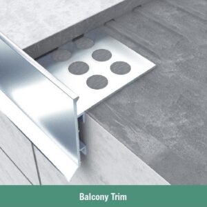 3 Metre Balcony Trim 12mm Plain
