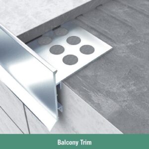 3 Metre Balcony Trim 10mm Plain