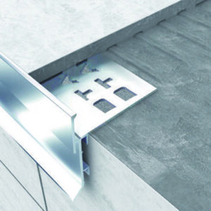 3 Metre Balcony Trim Weep Hole 08mm Plain