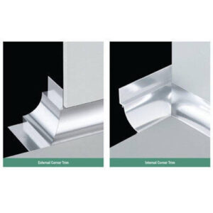C/Trim Int Cnr 10X10 M/Silver