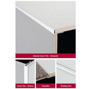 3 Metre Aluminium Angle 18mm Matt Silver