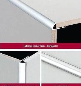 3 Metre Round Edge Aluminium 12mm Bright Silver