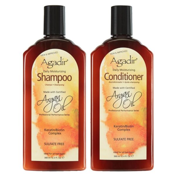 Agadir Argan Oil Daily Moisturizing Shampoo & Conditioner Duo 366ml