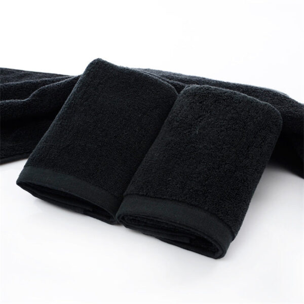 Black Salon Towels x 10 Deluxe 35cm x 75cm