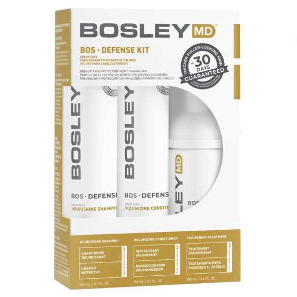 Bosley BosDefense Starter Pack For Color-Treated Hair