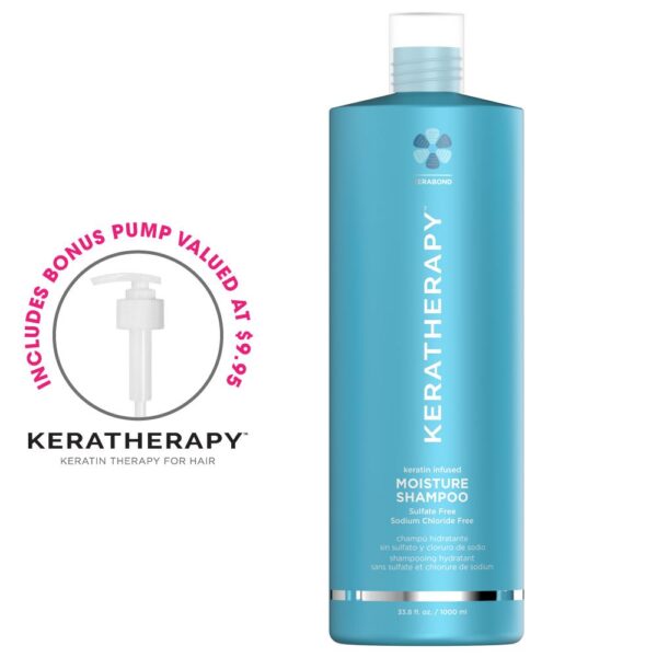 Keratherapy Keratin Infused Moisture Shampoo 1 Litre + Pump