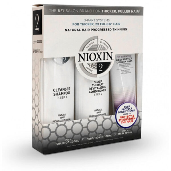 Nioxin System 2 Trio Pack - Shampoo, Condition & Mask