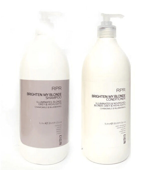 RPR Brightern My Blonde Shampoo & Conditioner Duo Set 1L