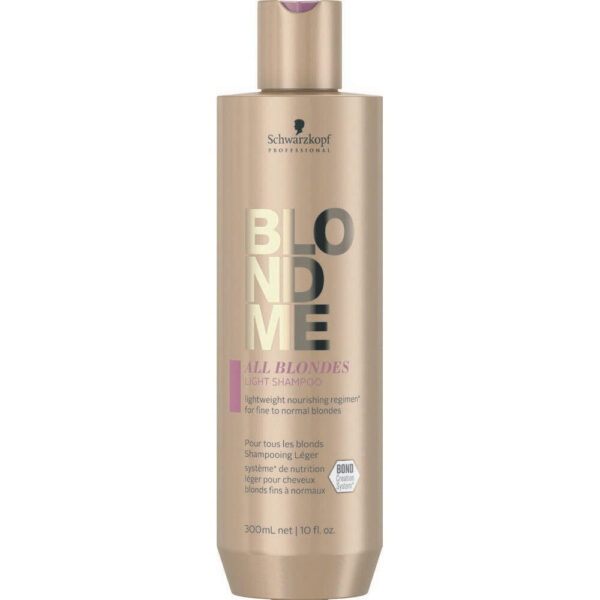 SCHWARZKOPF BLONDME LIGHT SHAMPOO - ALL BLONDES 300ml