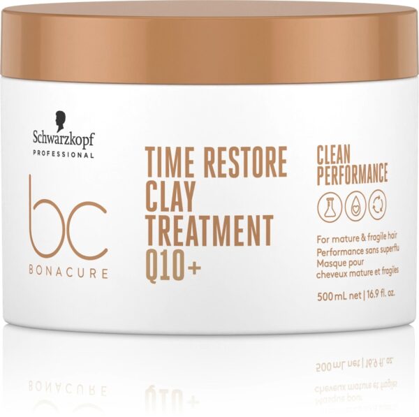 Schwarzkopf BC Bonacure Q10 + Time Restore Clay Clean Performance Treatment 500ml