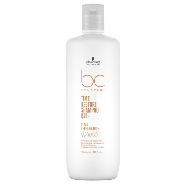 Schwarzkopf BC Bonacure Q10 + Time Restore Clean Performance Shampoo 1000ml