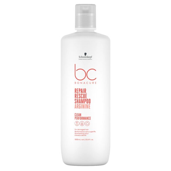 Schwarzkopf Professional Bc Bonacure Clean Performance Repair Rescue Shampoo 1000ml