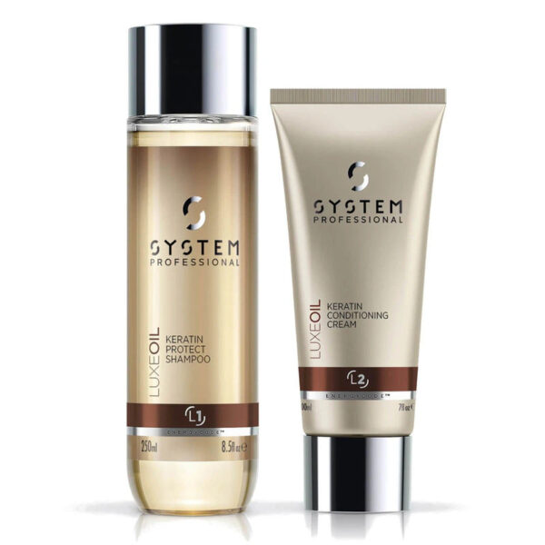 System Professional Luxeoil Keratin Protect Shampoo 250mL Conditioner 200ml
