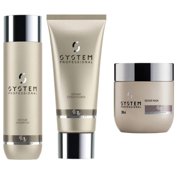 System Professional Repair Shampoo 250mL Conditioner 200ml Mask 200ml
