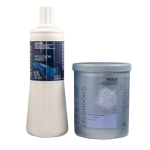 Wella Blondor Lightening Powder (800g) And 6% Developer