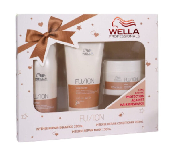 Wella Fusion Trio - Shampoo, Conditioner & Mask