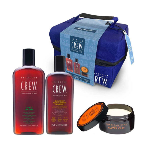 American Crew Holiday Trio Matte Clay Pack