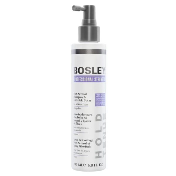 Bosley Non Aerosol Hairspray and Fiberhold Spray 200ml