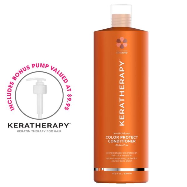 Keratherapy Keratin Infused Colour Protect Conditioner 1 Litre + Pump