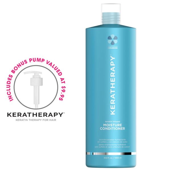 Keratherapy Keratin Infused Moisture Conditioner 1 Litre + Pump