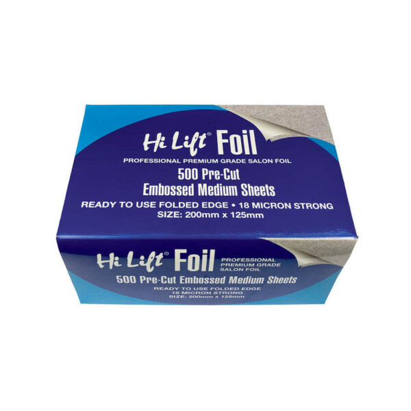 Hi Lift Foil 500 Pre Cut Folded Sheets - Medium - 18 Micron Silver