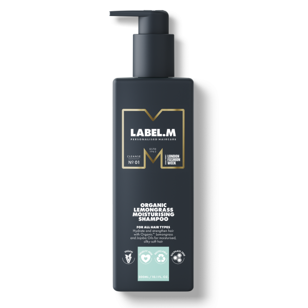 LABEL.M Organic Lemongrass Moisturising Shampoo - 300ml