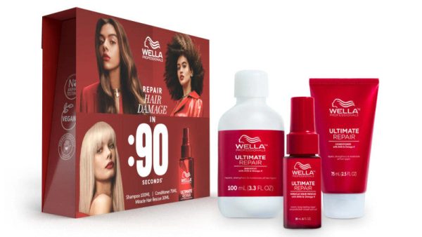 Wella Ultimate Repair Travel Pack - Shampoo, Conditioner, Rescue